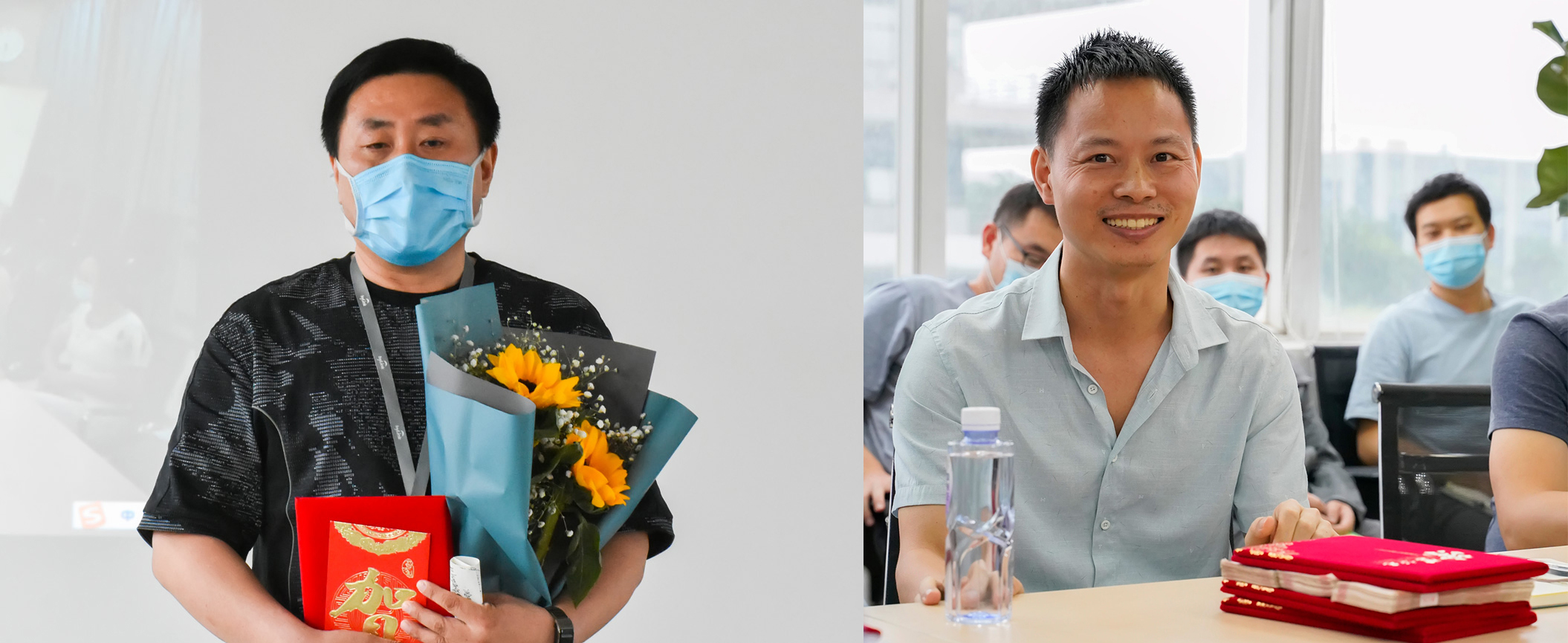 圖左張所成先生，圖右楊黎明先生